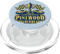 Pinewood Derby Cub Scouts Checkered Flag Racing Trophy Logo PopSockets PopGrip per MagSafe