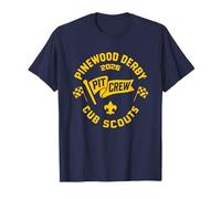 Pinewood Derby Pit Crew 2026 Cub Scouts Retro Scouting Maglietta