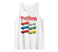 Pinewood Derby Retro Cub Scouts Pop Art Colors Canotta