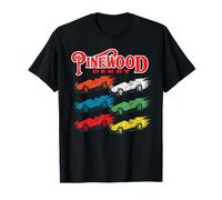 Pinewood Derby Retro Cub Scouts Pop Art Colors Maglietta