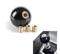 pinflaw 1 leva del cambio per auto, 5,5 x 5,5 cm, personalizzabile, nera, 8 palline da biliardo, facile da impugnare, accessorio decorativo, adatto per la maggior parte delle auto a cambio manuale