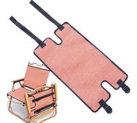 ping bu Coprisedile impermeabile di ricambio per sedia pieghevole, in tessuto Oxford resistente, con fibbie, installazione senza attrezzi, per campeggio, patio, spiaggia, prato (rosa, 37 x 48 cm
