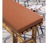 ping bu Cuscino per panca da giardino impermeabile, 2 o 3 posti, per panca da esterno, per mobili da patio, dondolo (90 x 40 x 5 cm, marrone)