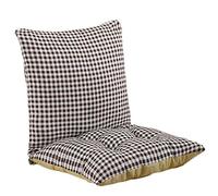 ping bu Cuscino spesso 8 cm, con schienale posteriore, cuscino per sedia a sdraio da giardino, reclinabili, ufficio e sala da pranzo (40 x 40 cm, Q)