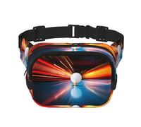 Ping-pong - Marsupio multifunzione stampato, unisex, alla moda, per viaggi, sport