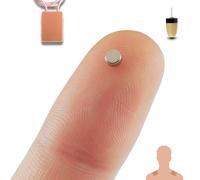 PingaOculto Auricolari Spia GSM Esami Nano Mini Auricolare Invisibile Nascosto con Microfono e Strisce Adesive - Micro Cuffie Invisibili Piccolo Orecchio (Auricolari Spia Nano V7 + Vip Pro SuperMini)