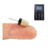 PingaOculto Auricolari Spia GSM Esami Vip Pro Mini Auricolare Invisibile Nascosto Carta SIM con Microfono Senza Fili - Micro Cuffie Invisibili Piccolo (Auricolari Spia Vip Pro SuperMini Scheda GSM)