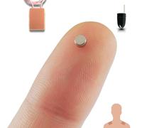 PingaOculto Auricolari Spia per Esami GSM Nano Mini Invisibile Nascosto per SIM con Microfono e Strisce Adesive - Micro Cuffie Invisibili Piccolo Orecchio (Auricolari Spia Nano V7 + Vip Pro UltraMini)