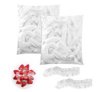 PINGEUI 1000 sacchetti per conservare il fresco, in plastica elasticizzata, per alimenti, per conservare frutta, verdura, carne, sandwich, 40 cm