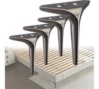 pingping1991 Piedini per Mobili in Metallo,4 Pezzi Moderni Gambe per Divani triangolari Piedini per Tavolino Divano Carica fino an 800 KG,per Sedie Tavolo da Notte Armadio Cassetto