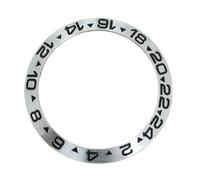 PINGSHI Boutique UK 1 Inserto for Lunetta for Orologio Digitale in Alluminio e magnesio da 38 mm, Accessori di conversione for Casse 40 Orologi da Viaggio(Sliver)