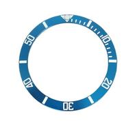 PINGSHI Boutique UK 1 Inserto for Lunetta for Orologio Digitale in Alluminio e magnesio da 38 mm, Accessori di conversione for Casse 40 Orologi da Viaggio(Blauw)