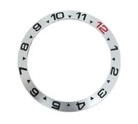 PINGSHI Boutique UK 1 Inserto for Lunetta for Orologio Digitale in Alluminio e magnesio da 38 mm, Accessori di conversione for Casse 40 Orologi da Viaggio(Sliver Red)