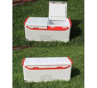 PINGSHI Boutique UK Contenitore for la Pesca in Mare Professionale da 48 Litri, Design Isolato con Tracolla, Contenitore refrigerante for la Pesca in Barca e da Riva for Pesci vivi