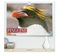 Pinguine: Gehupft wie gesprungen (hochwertiger Premium Wandkalender 2026 DIN A2 quer), Kunstdruck in Hochglanz: Pinguine: laden zum Schmunzeln und Lachen ein