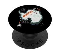 Pinguini balena Antartide Polo Sud Atlantico Ocean Nave PopSockets PopGrip Adesivo