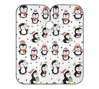 Pinguini Carini D'Inverno Taglio Di Capelli Mantello Regolabile Barber Cape Lavabile Mantella Parrucchiere Per Parrucchieri Barbieri Bambini 140X168Cm