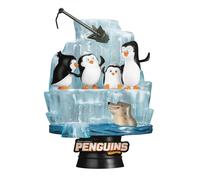 Pinguini Di Madagascar DS-097 Statua D-Stage Da 6 Pollici