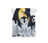 Pinguini imperatore con i bambini nella neve, Spremere il portafoglio superiore da donna Borsa portaoggetti Piccola portamonete Portamonete