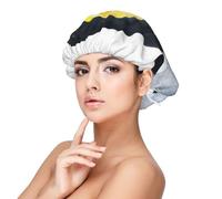 Pinguini imperatori con bambini nella neve,Cuffia da notte in raso per adulti - Cuffia da notte elastica per donna, copricapelli per la notte
