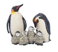 Pinguini Modello Animale Realistiche Figurine 3D Set Giocattoli Educativi per Bambini e Collezionisti Materiale in PVC