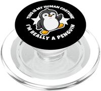 Pinguini Questo è il mio costume umano Sono davvero un pinguino PopSockets PopGrip per MagSafe