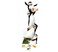 Pinguini Topsy Turvy Del Madagascar Con Mini Cartonato / Standee / Stand Up