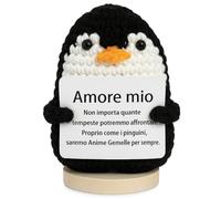 Pinguino Amore Mio fatto a mano Idea Regalo Romantico per la Coppia regalo San Valentino per lui e lei Compleanno Matrimonio Anniversario di Nozze Fidanzati Sorpresa d’Amore (Pinguino, Amore Mio)