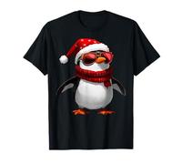 Pinguino Babbo Natale Maglietta