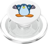 Pinguino Bodybuilder Bilanciere Bodybuilding PopSockets PopGrip per MagSafe