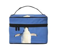 Pinguino, Borsa per il trucco Borsa per cosmetici Borsa da viaggio portatile da viaggio Astuccio per matite