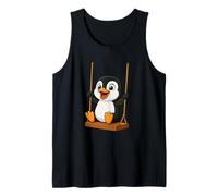 Pinguino Carino su Altalena Parco Giochi Amicizia Canotta