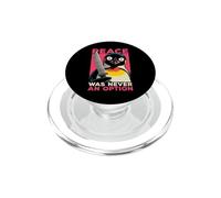 Pinguino con coltello La pace non è mai stata un'opzione Meme divertente PopSockets PopGrip per MagSafe