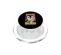 Pinguino con coltello La pace non è mai stata un'opzione Meme divertente PopSockets PopGrip per MagSafe