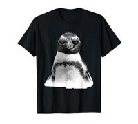 Pinguino con Occhiali da Sole, Motivo Mare, Oceano, Pinguino, Amante degli Animali Maglietta