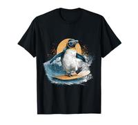 Pinguino con Occhiali da Sole, Motivo Mare, Oceano, Pinguino, Amante degli Animali Maglietta