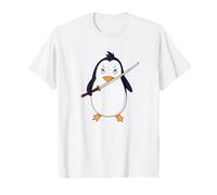 Pinguino con Spada Samurai Maglietta