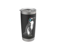 Pinguino Cuffie Musica Bicchiere termico in acciaio inox doppia parete