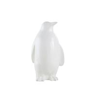 Pinguino decorativo da giardino in resina bianca H 88 cm WELLINGTON