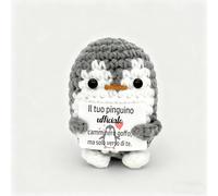 Pinguino dell’Amore | Regalo Romantico e Originale per Coppia | Peluche Fatto a Mano con Messaggio “Sono il tuo pinguino speciale, Idea Regalo per Fidanzato, Fidanzata, San Valentino o Anniversario
