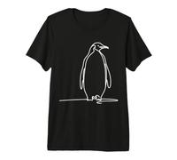 Pinguino Linea Ornithologist Maglietta Premium