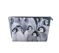 Pinguino Nella Neve, Borsa da toilette Borsa per trucco Borsa per cosmetici Borsa da toilette da viaggio portatile