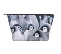 Pinguino Nella Neve, Borsa da toilette Borsa per trucco Borsa per cosmetici Borsa da toilette da viaggio portatile