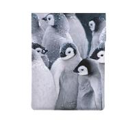 Pinguino nella neve, Custodia per laptop in pelle PU, borsa per notebook, custodia per laptop, custodia per tablet