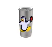 Pinguino Pensionato Bastone da passeggio Bicchiere termico in acciaio inox doppia parete