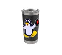 Pinguino Pensionato Bastone da passeggio Bicchiere termico in acciaio inox doppia parete