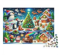 pinguino Puzzle 1000 Pezzi In Cartone Pressato, Un Puzzle Per Mindfulness, Ideale Per Hobby Creativo, Idea Regalo Originale 38x26cm/1000pcs