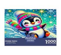Pinguino Puzzle 1000 Pezzi Per Adulti Giochi EduGattoivi Puzzle Regali Per Gli Uomini Cartone Riciclato Al 100% Home Decorazione 38x26cm/1000pcs