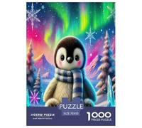 Pinguino Puzzle Puzzle Da 1000 Pezzi Gioco Di Sfidaans Per Adulti Carino Puzzle Impossibile Gioco Educativo Familiare Regalo Per La Decorazione Domestica 70x50cm/1000pcs