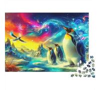 pinguino Rompicapo 1000 Pezzi In cartone Extra Spesso, Un Classico Puzzle A Pezzi Per Pace Interiore, Ideale Per Sfida Personale, Regalo Di Compleanno Originale 70x50cm/1000pcs